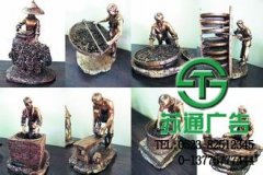 制作精良豪华逼真的工艺雕塑