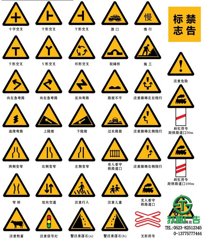 铝板反光交通标识牌禁止标志牌