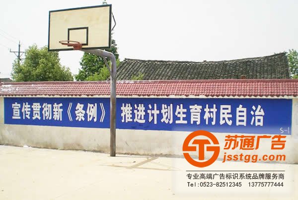 泰州墙体广告,兴化墙体广告制作,姜堰墙体广告价格,江苏墙体广告尺寸